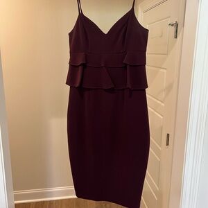 Gianni Bini Midi Dress Eggplant